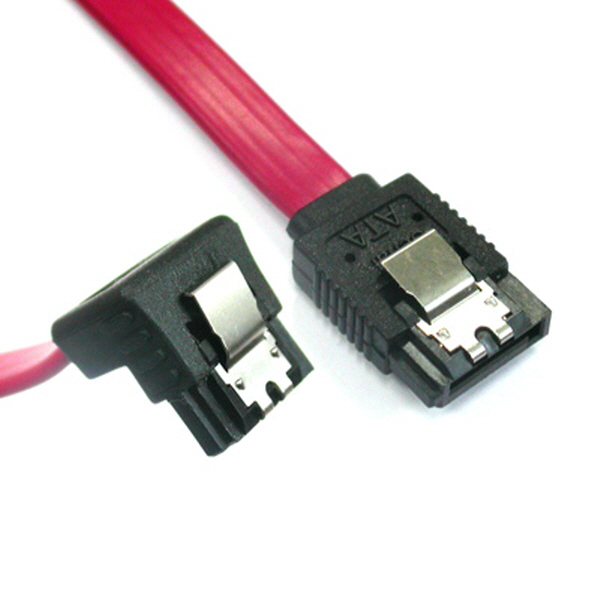 강원전자 넷메이트 SATA(Lock)-SATA(ㄱ형 Lock) 케이블 0.5m NMP-ST105
