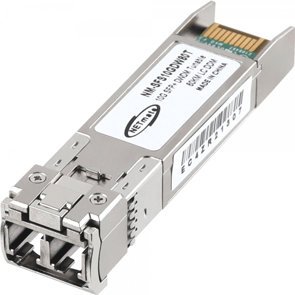 강원전자 넷메이트 10G 싱글모드 SFP+ DWDM Tunable 광 모듈(C1~C96/80km) NM-SFS10GDW80T