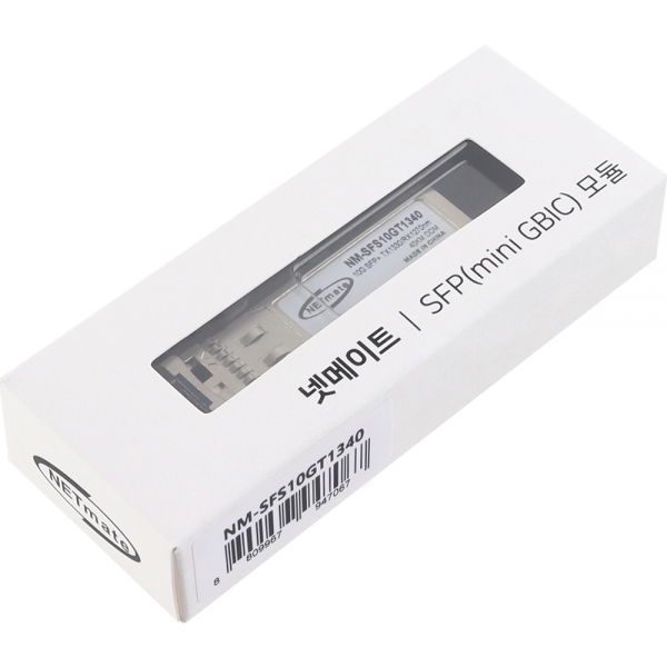 강원전자 넷메이트 10G 싱글모드 SFP+ BiDi 광 모듈(TX1330nm/RX1270nm/40km) NM-SFS10GT1340