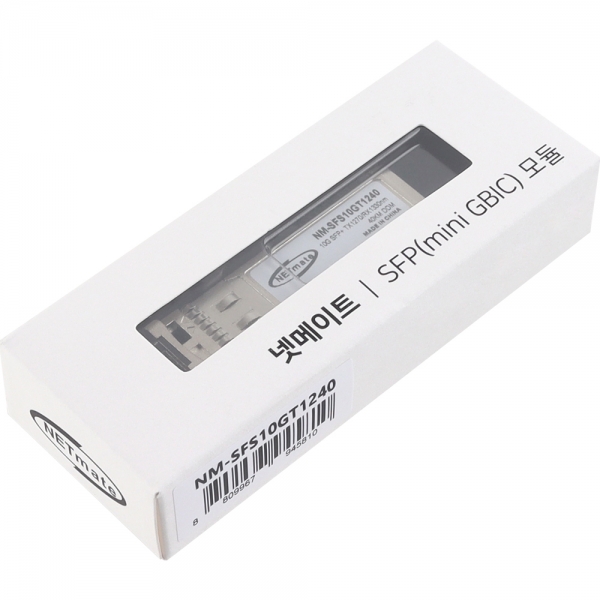 강원전자 넷메이트 10G 싱글모드 SFP+ BiDi 광 모듈(TX1270nm/RX1330nm/40km) NM-SFS10GT1240