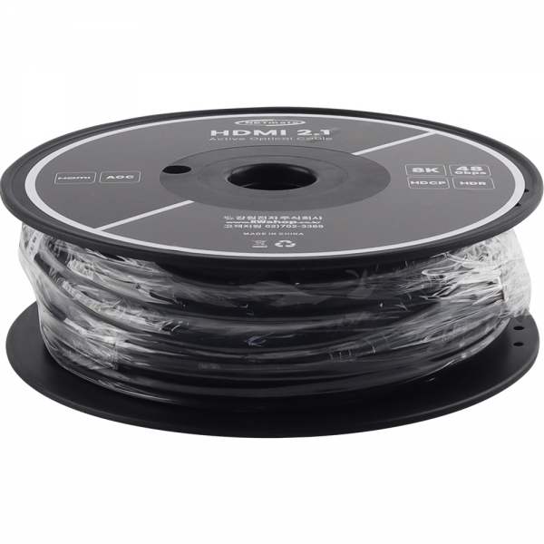 강원전자 넷메이트 HDMI2.1 Hybrid AOC 케이블 50m NM-HAC2150