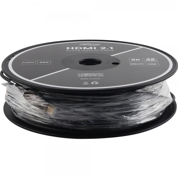 강원전자 넷메이트 HDMI2.1 Hybrid AOC 케이블 100m NM-HAC21100
