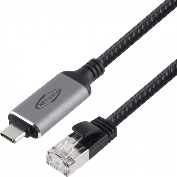 강원전자 넷메이트 랜케이블 일체형 USB Type C 기가비트 랜카드 (5m) NM-UCRJ50