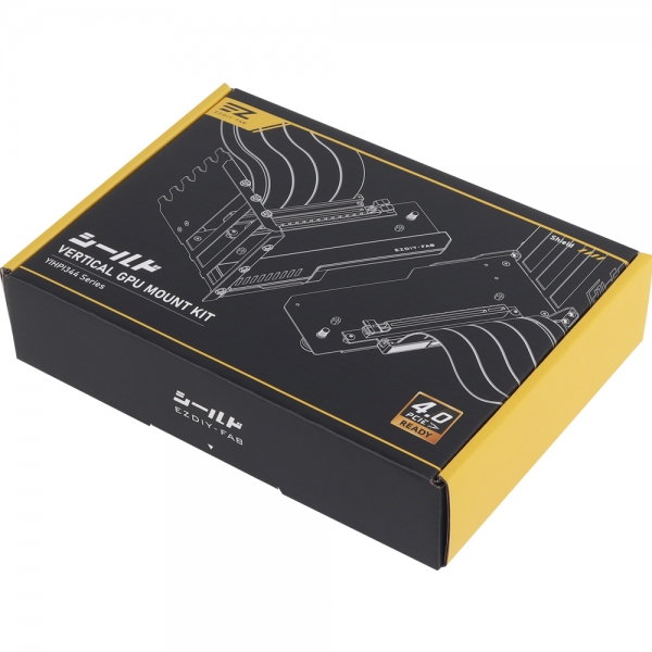 강원전자 넷메이트 PCI-E 4.0 라이저 케이블 지지대 키트 (화이트) [EZDIY-FAB] NM-HPI3441