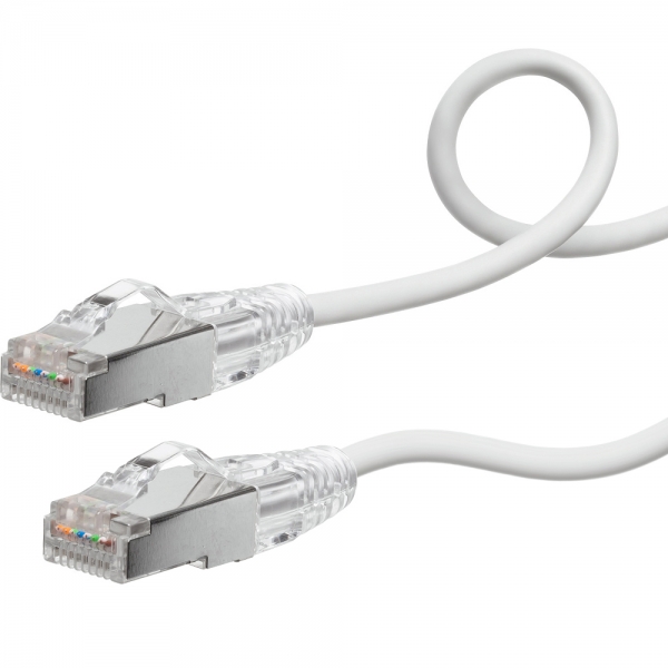 강원전자 산와서플라이 CAT.7 SSTP Flexible Slim 랜 케이블 3m (화이트) KB-SL7YS-03W
