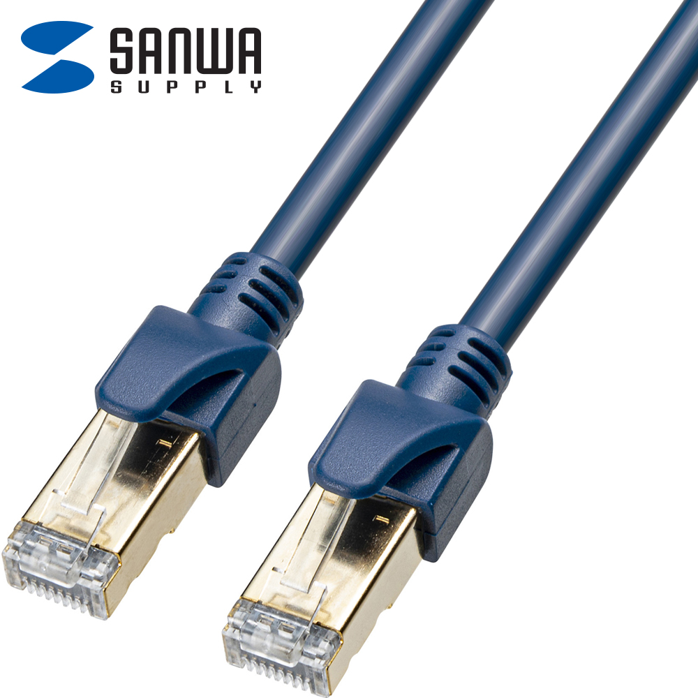 강원전자 산와서플라이 CAT.6A UTP 산업용 랜 케이블 20m (네이비 블루) KB-H6A-20NV