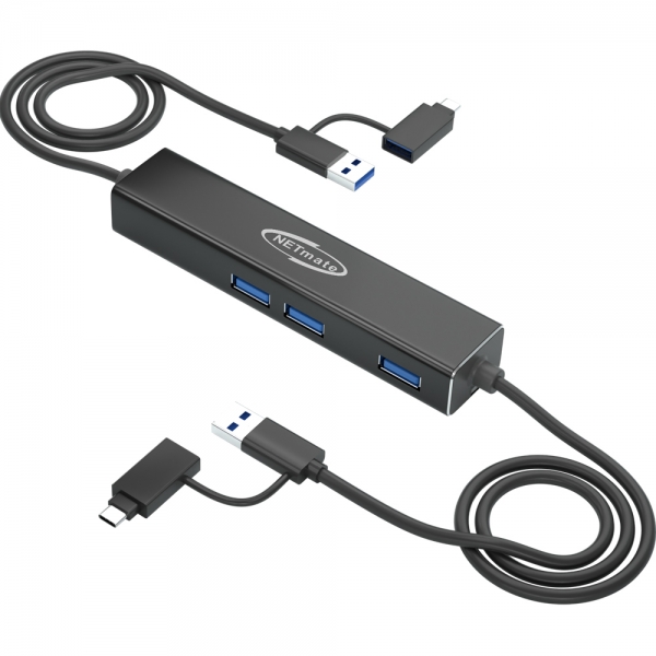 강원전자 넷메이트 USB3.0 KM 데이터 통신 컨버터(키보드/마우스 공유, USB 3포트) NM-UKM33