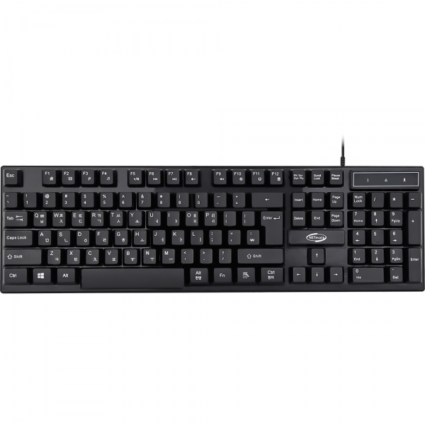 강원전자 넷메이트 멀티미디어 USB 유선 키보드 NM-KB04