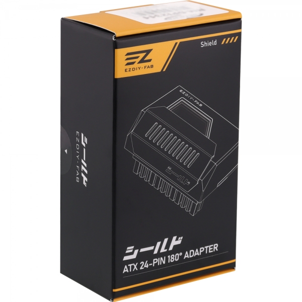 강원전자 넷메이트 메인보드 ATX 24핀 ARGB 어댑터 (블랙/180도) [EZDIY-FAB] NM-DPI231