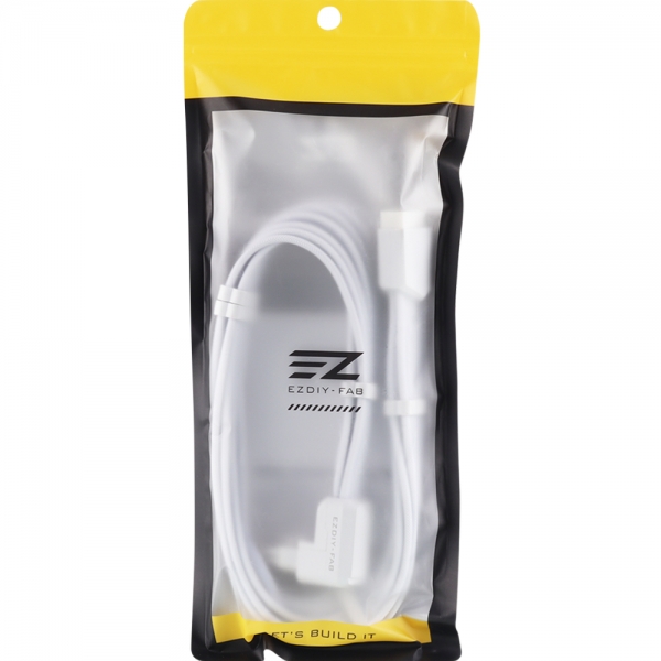 강원전자 넷메이트 600W 12V-2x6 연장 케이블 (화이트/RVS 90도) [EZDIY-FAB] NM-DPR23011