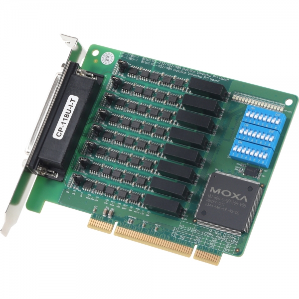 MOXA PCI 8포트 RS232/422/485 아이솔레이션 시리얼카드(케이블 별매) CP-118U-I-T