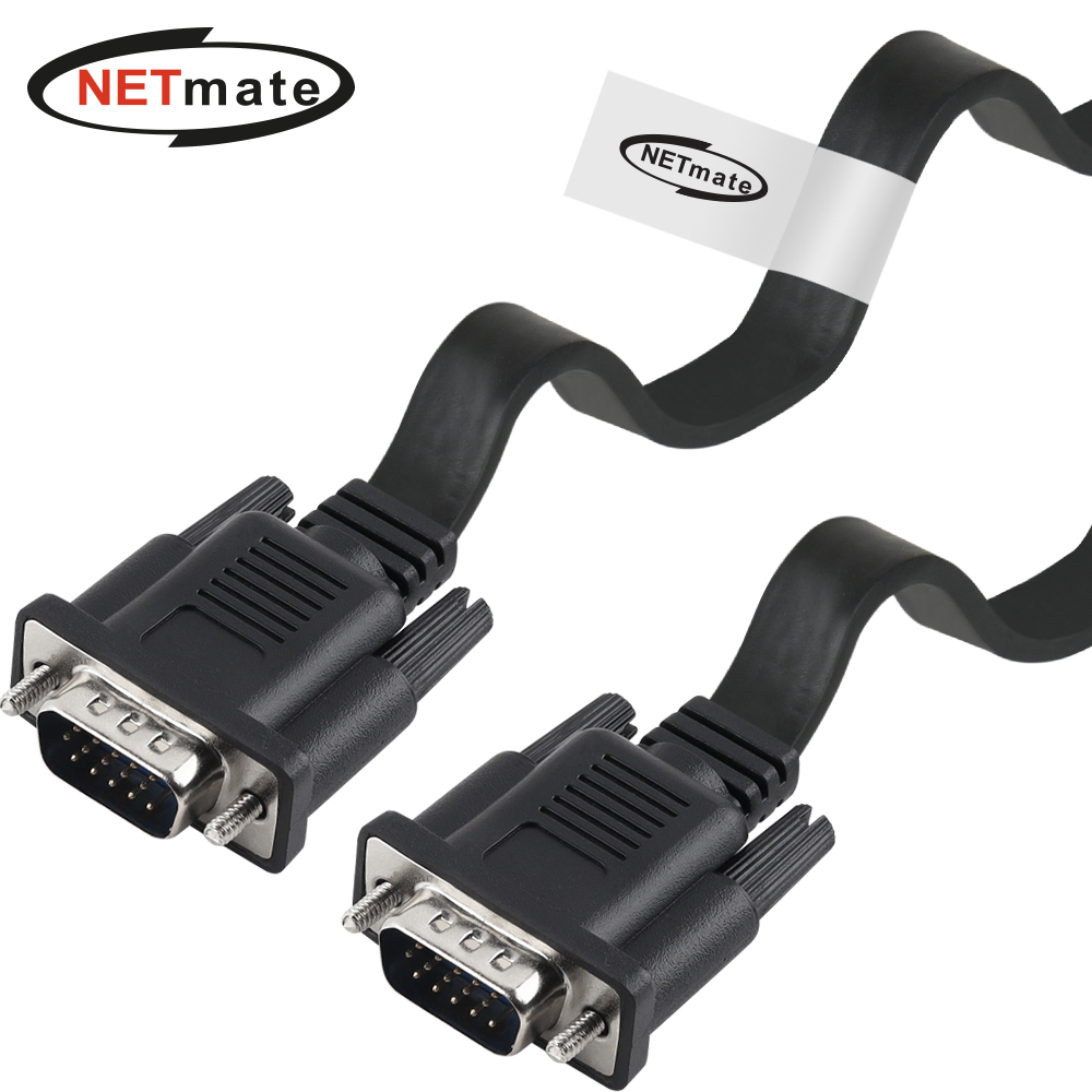 강원전자 넷메이트 RGB 모니터 FLAT 케이블 15m NMC-FR150B