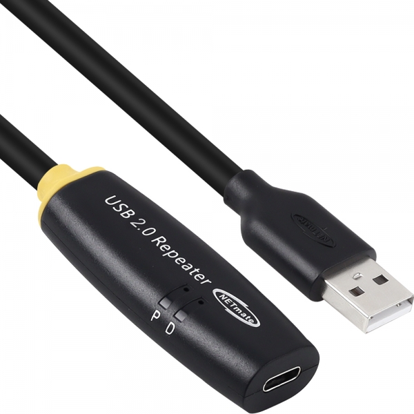 강원전자 넷메이트 USB2.0 AM-CF 연장 리피터 30m CBL-203AMCF-30P