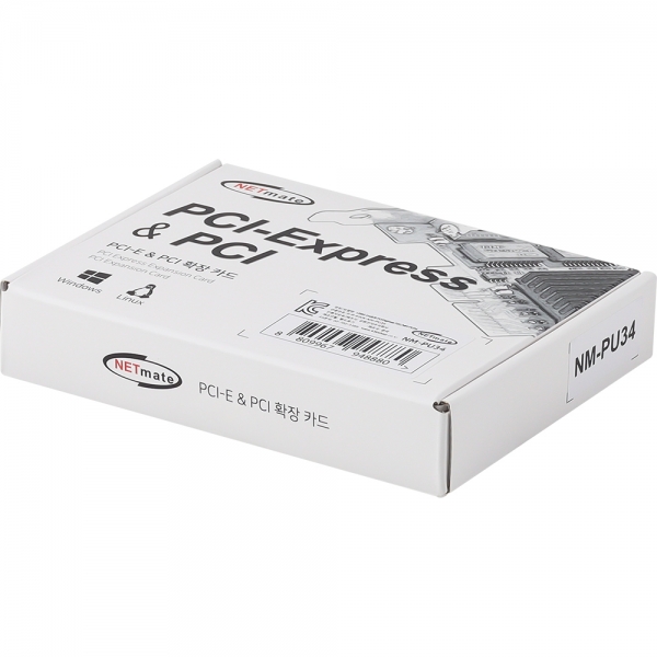 강원전자 넷메이트 USB3.0 4포트 PCI Express 카드 NM-PU34