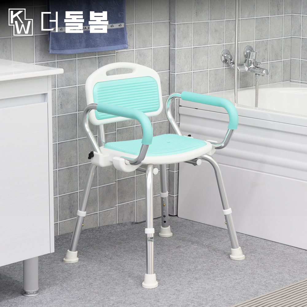 강원전자 더돌봄 목욕의자 (민트) DB-H1001