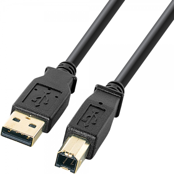 강원전자 산와서플라이 USB2.0 AM-BM 케이블 3m (블랙) KU20-3BKHK2
