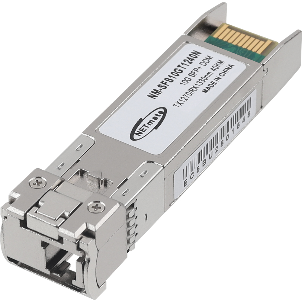 강원전자 넷메이트 10G 싱글모드 SFP+ BiDi 광 모듈(TX1270nm/RX1330nm/40km) NM-SFS10GT1240N