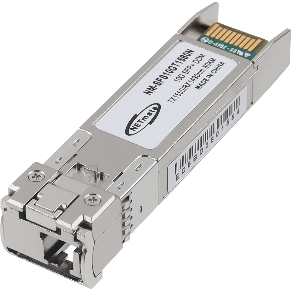 강원전자 넷메이트 10G 싱글모드 SFP+ BiDi 광 모듈(TX1550nm/RX1490nm/80km) NM-SFS10GT1580N