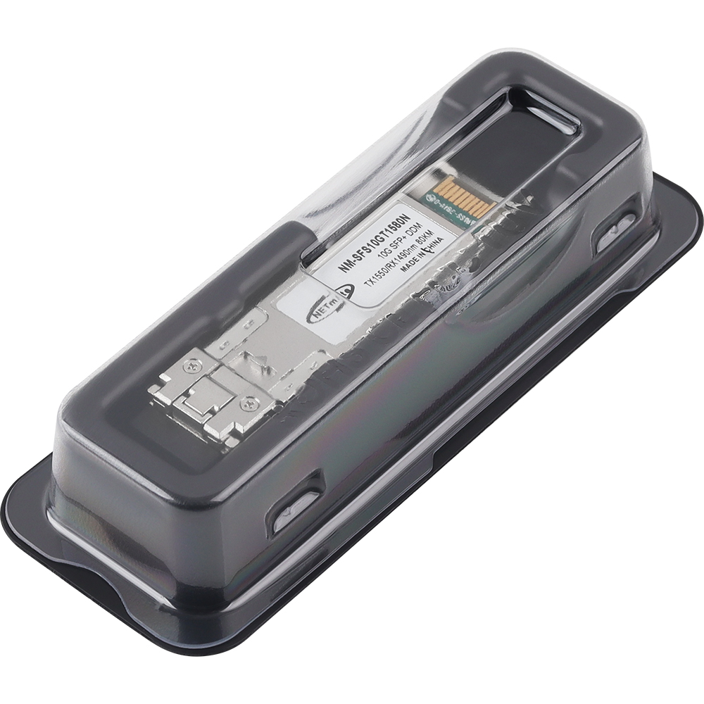 강원전자 넷메이트 10G 싱글모드 SFP+ BiDi 광 모듈(TX1550nm/RX1490nm/80km) NM-SFS10GT1580N