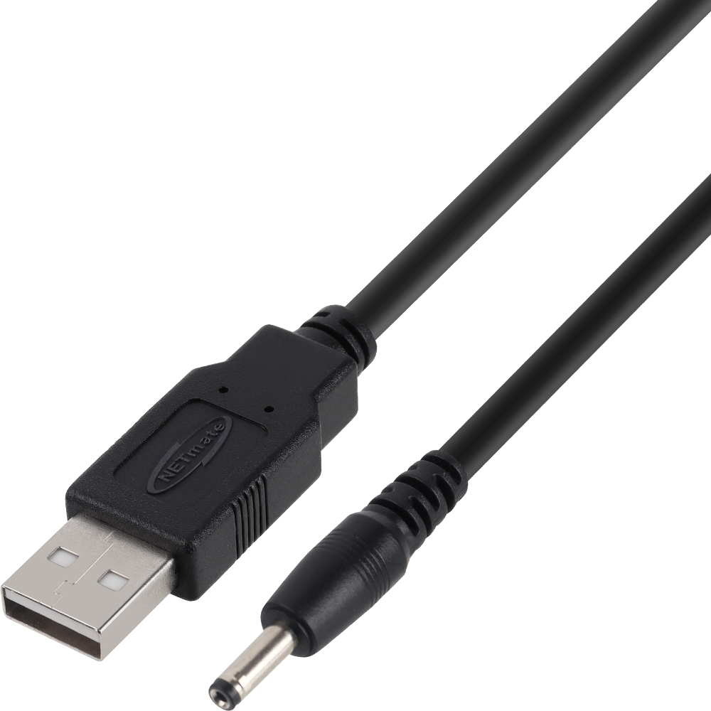 강원전자 넷메이트 USB 전원 케이블 1.5m (3.5x1.4mm/1W/블랙) NMC-UP141501B