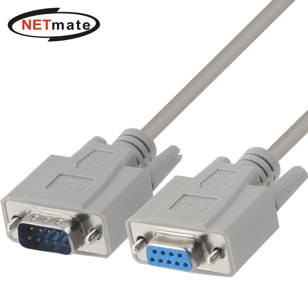 강원전자 넷메이트 9핀 M/F NULL MODEM 케이블 1m NMC-SFM10