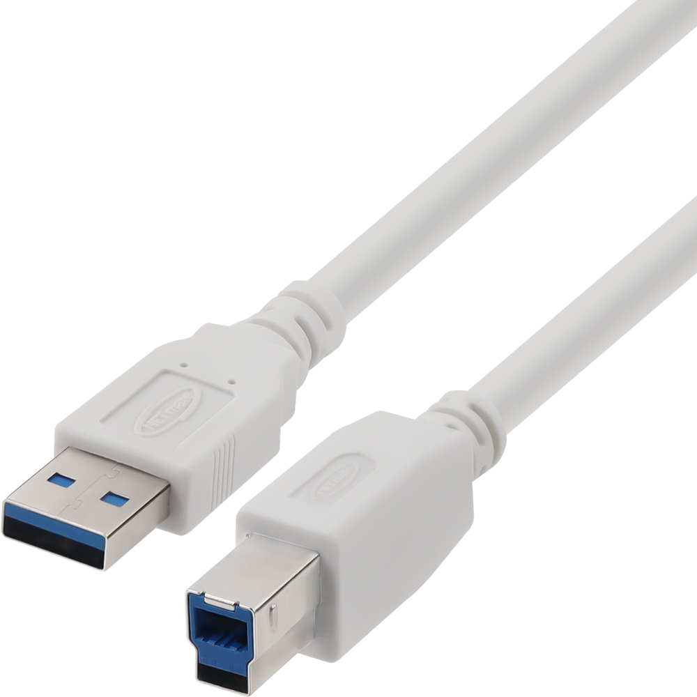 강원전자 넷메이트 USB3.0 AM-BM 케이블 1m (화이트) NM-TUB310
