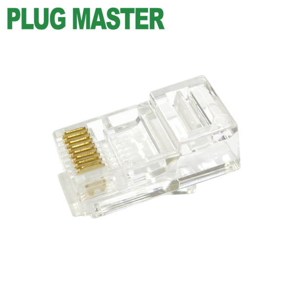 강원전자 플러그마스터 UTP CAT.6 RJ-45 8P8C 플러그 P8-001E(100개)