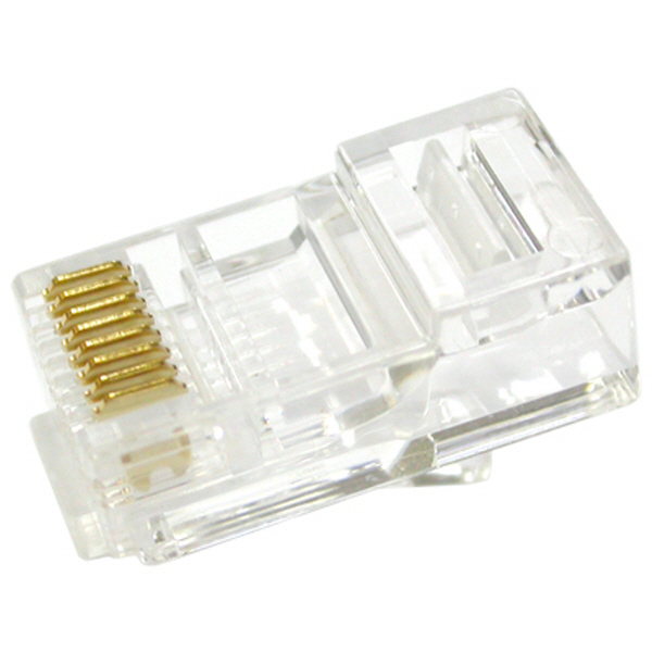 강원전자 플러그마스터 UTP CAT.6 RJ-45 8P8C 플러그 P8-001E(100개)