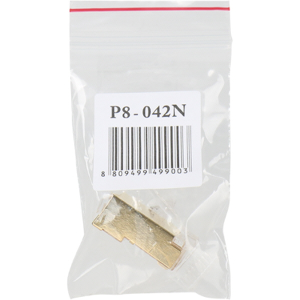 강원전자 플러그마스터 STP CAT.7/CAT.6A RJ-45 8P8C 플러그 - Straight 핀 P8-042N(100개)