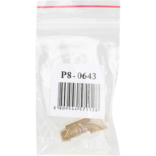 강원전자 플러그마스터 STP CAT.7/CAT.6A RJ-45 8P8C 플러그 - Three Prongs 핀 P8-0643(낱개)