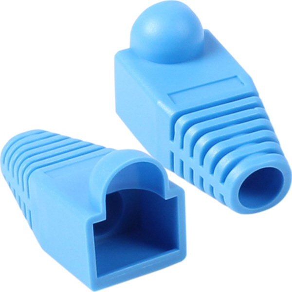 강원전자 플러그마스터 RJ-45 통부트(6mm/블루) NM-SR001BL(낱개)