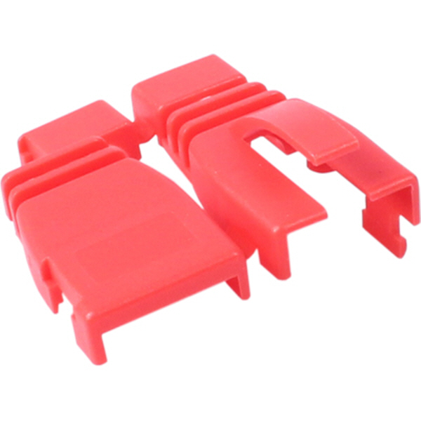 강원전자 플러그마스터 RJ-45 조립형 통부트(6mm/레드) NM-SR002R(100개)