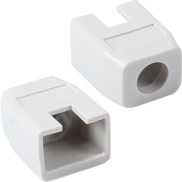 강원전자 플러그마스터 RJ-45 각부트(6mm/그레이) NM-SR003G(100개)