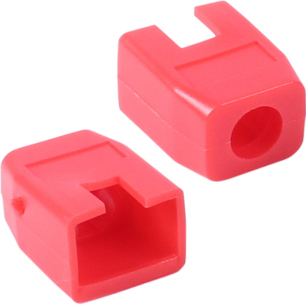 강원전자 플러그마스터 RJ-45 각부트(6mm/레드) NM-SR003R(100개)