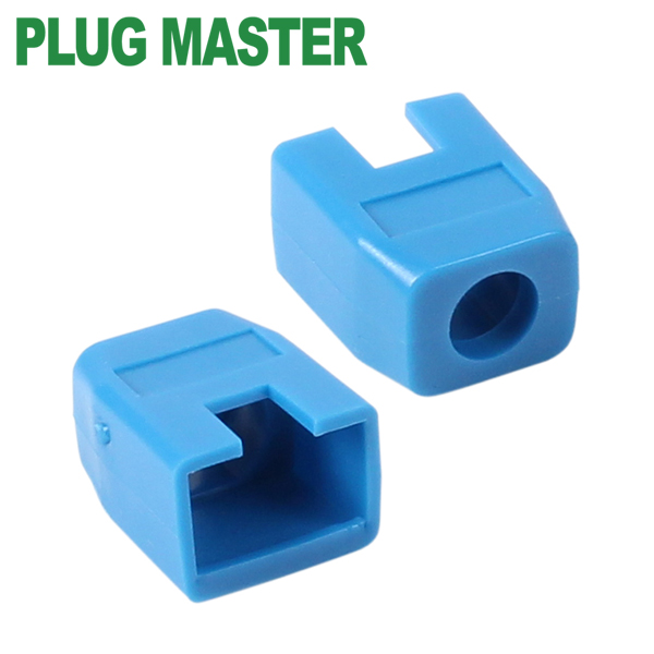 강원전자 플러그마스터 RJ-45 각부트(6mm/블루) NM-SR003BL(100개)