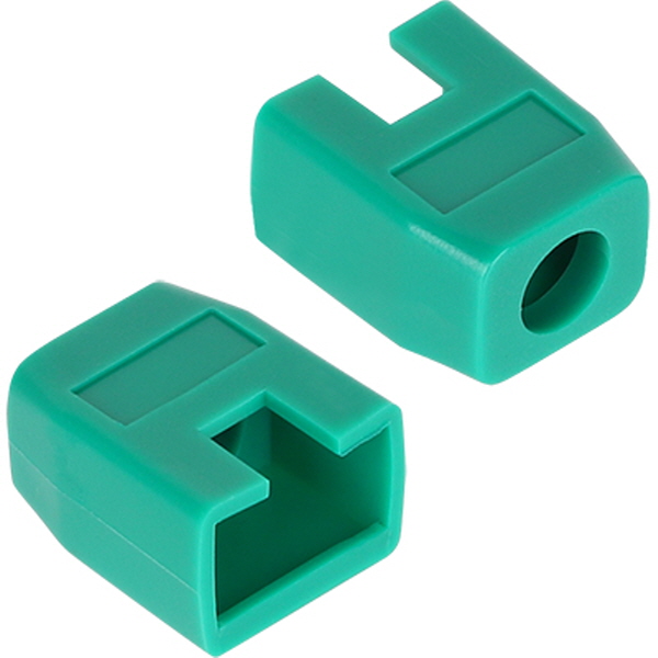 강원전자 플러그마스터 RJ-45 각부트(6mm/그린) NM-SR003GR(100개)