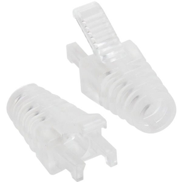 강원전자 플러그마스터 RJ-45 락(Lock) 부트(6mm/클리어) NM-SR008CL(100개)