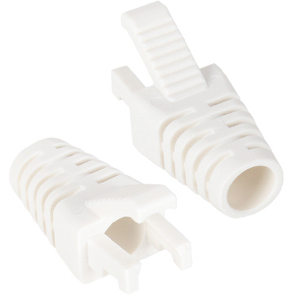 강원전자 플러그마스터 RJ-45 락(Lock) 부트(6mm/화이트) NM-SR008W(낱개)