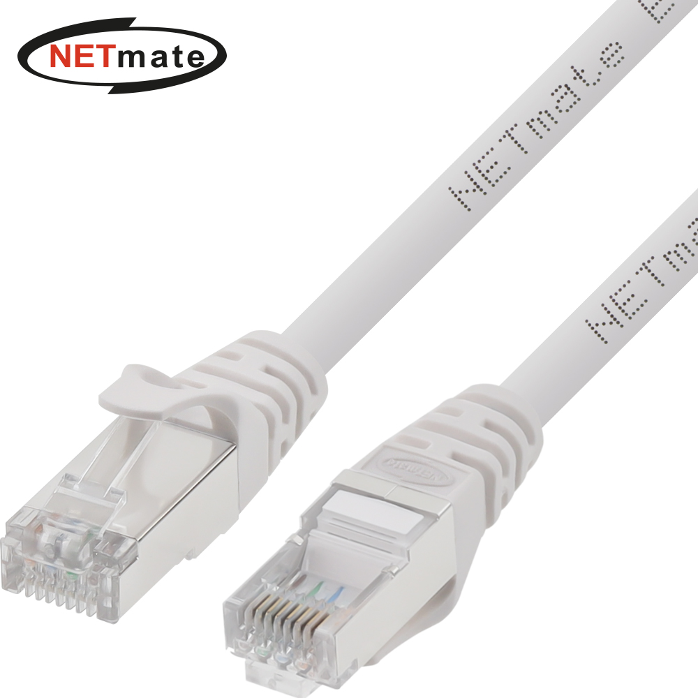 강원전자 넷메이트 CAT.7 SSTP 랜 케이블 20m (화이트) NM-TC720