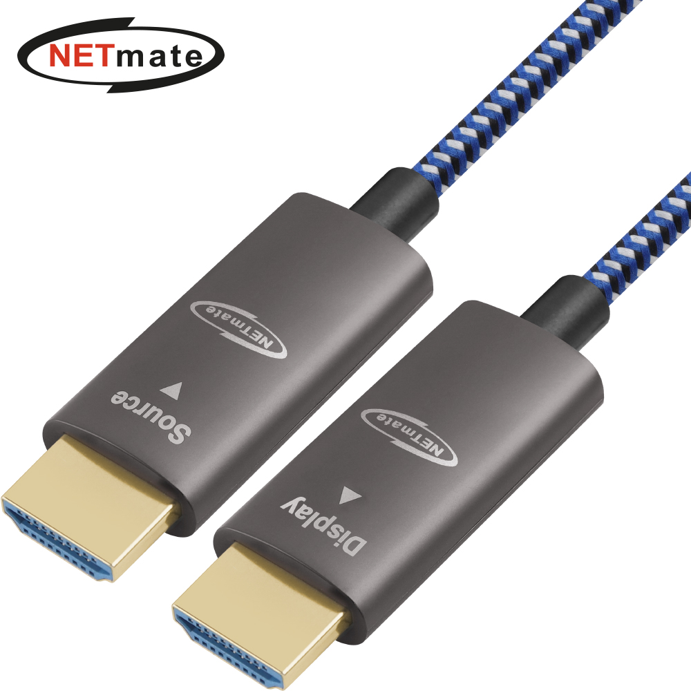 강원전자 넷메이트 HDMI2.1 Hybrid AOC 케이블 50m NM-HMP050