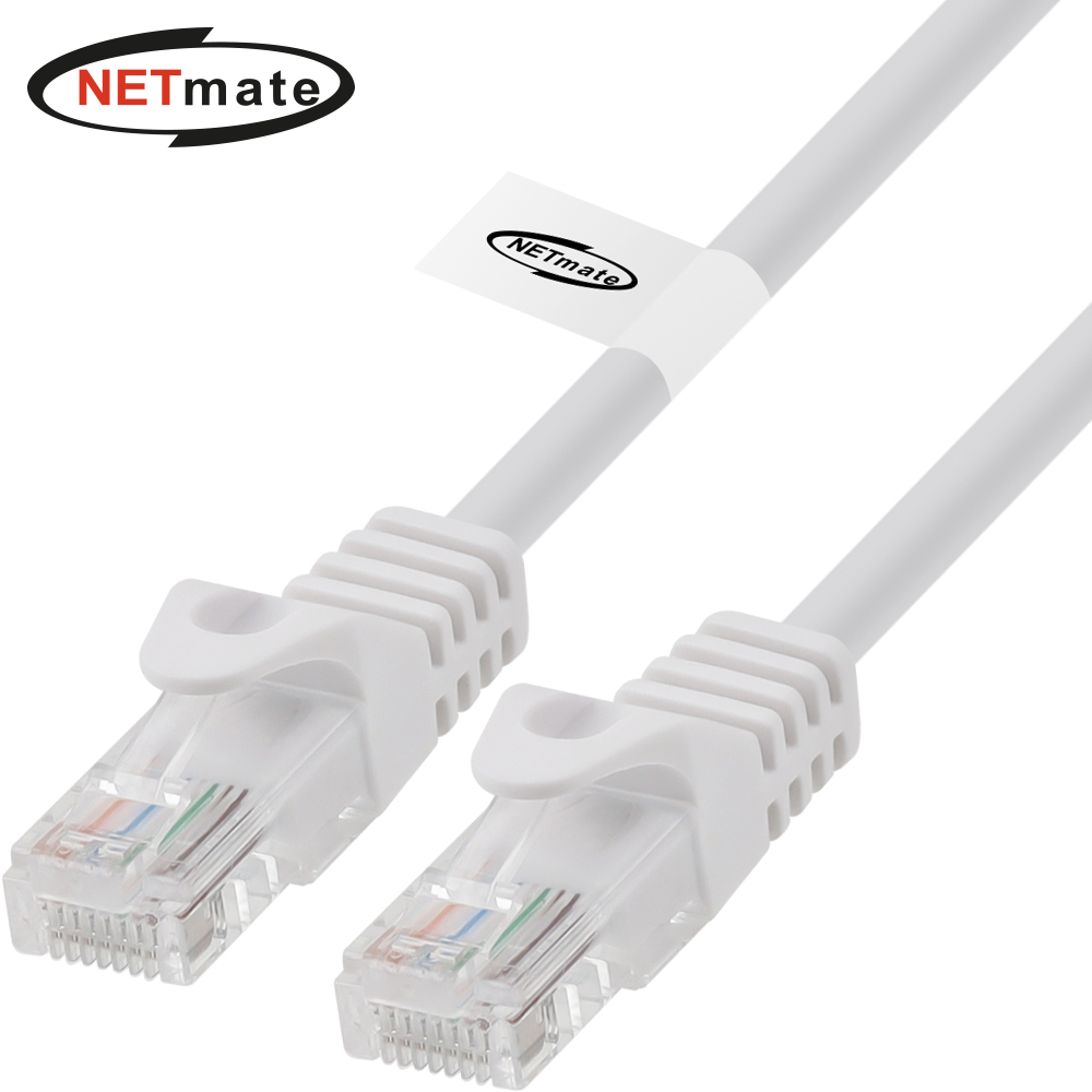 강원전자 넷메이트 CAT.5E UTP 랜 케이블 50m (화이트) NM-TC550