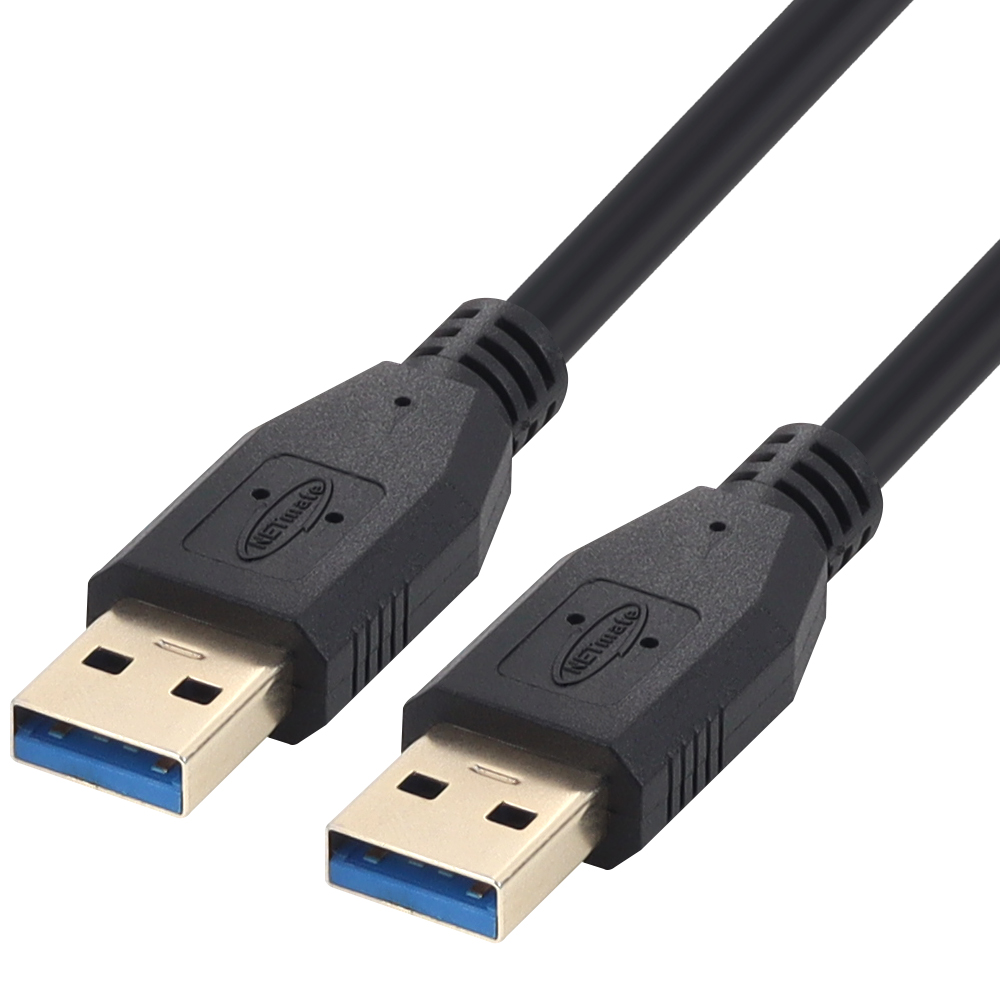 강원전자 넷메이트 USB3.0 AM-AM 케이블 1.5m (블랙) NM-UA315BKZ