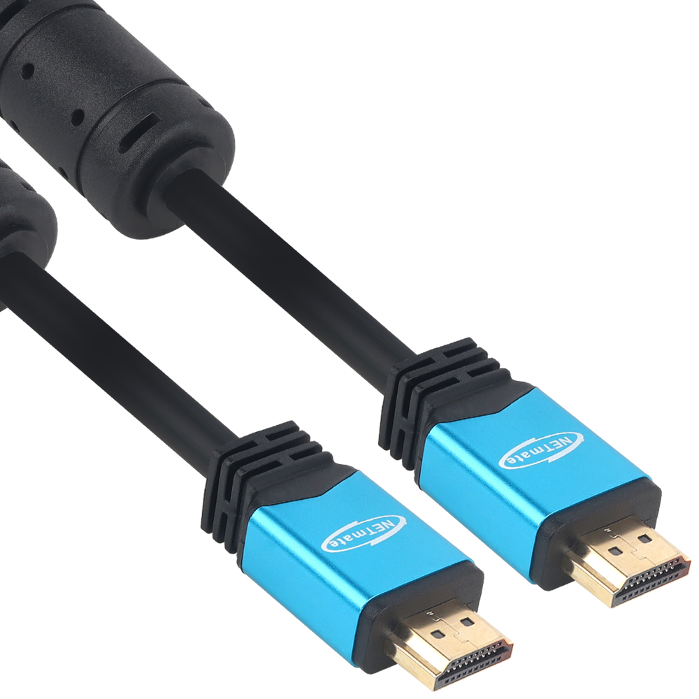 강원전자 넷메이트 8K 60Hz HDMI 2.0 Blue Metal 케이블 1.5m NMC-HM015BZ