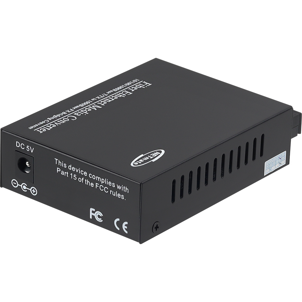 강원전자 넷메이트 기가비트 이더넷 BiDi 광 컨버터(SC/TX1550nm/RX1310nm/20km) NM-OFC08B