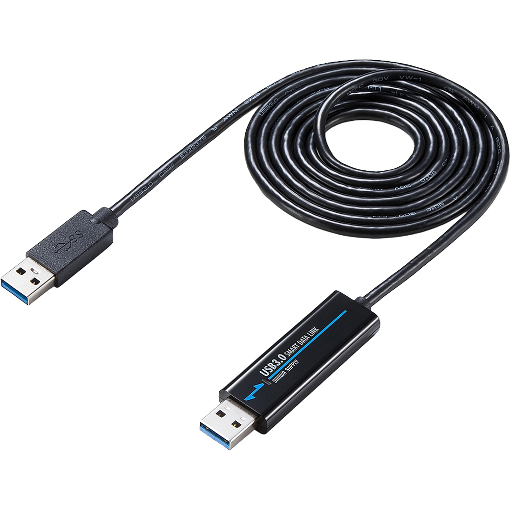 강원전자 산와서플라이 USB3.0 KM 데이터 통신 컨버터(키보드/마우스 공유) 500-USB033