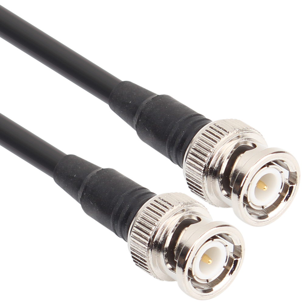 강원전자 넷메이트 RG-58 BNC-BNC 고주파 동축 케이블(주석도금 연동선/5합/50ohm) 15m NMC-RG5815