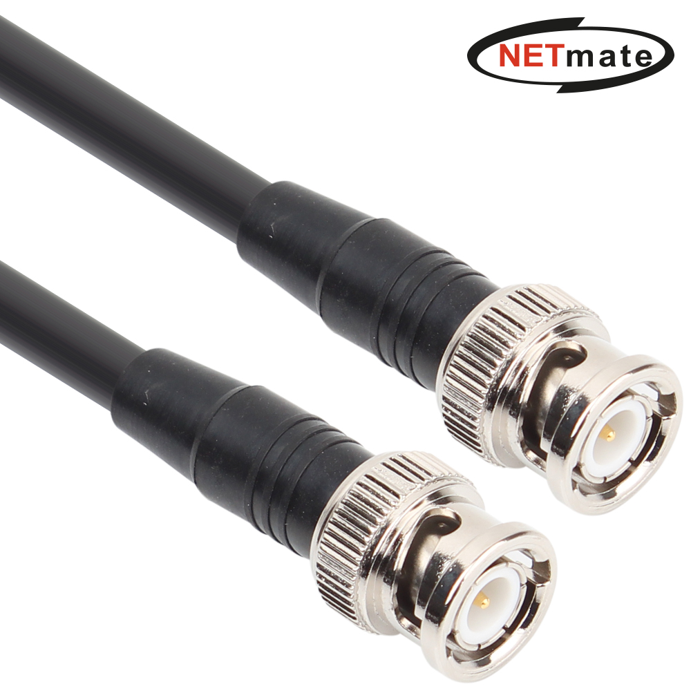 강원전자 넷메이트 RG-59 BNC-BNC 고주파 동축 케이블(주석도금 연동선/6합/75ohm) 15m NMC-RG5915