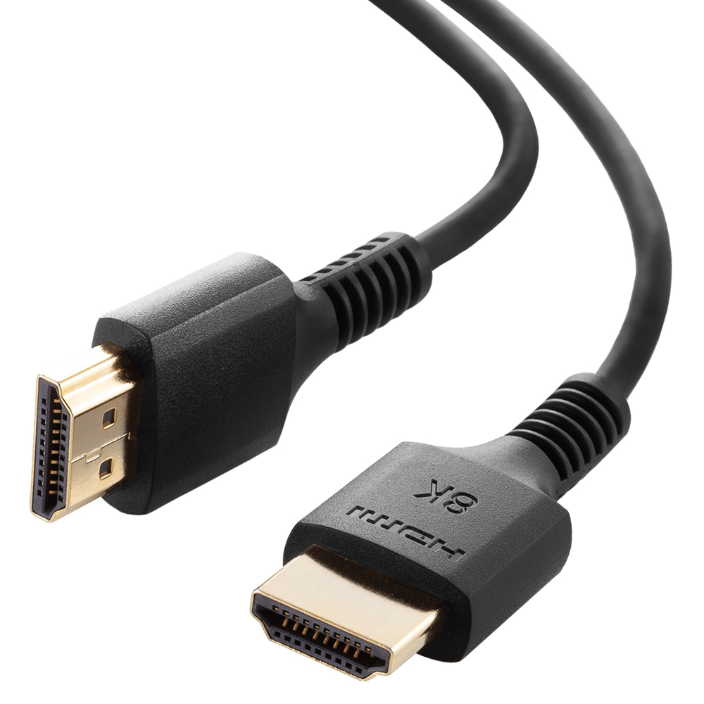 강원전자 산와서플라이 8K 60Hz HDMI 2.1 Slim 케이블 1.5m KM-HD20-US15