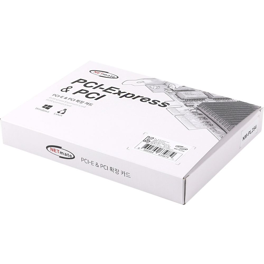 강원전자 넷메이트 PCI Express 쿼드 2.5G 멀티 기가비트 랜카드(슬림PC겸용) NM-PL254