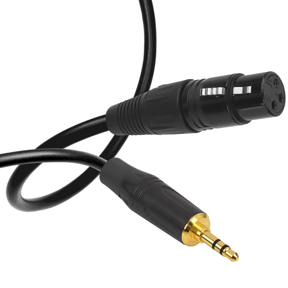 강원전자 넷메이트 XLR 캐논(F)-스테레오 마이크 케이블 1m NMC-XLR301FB